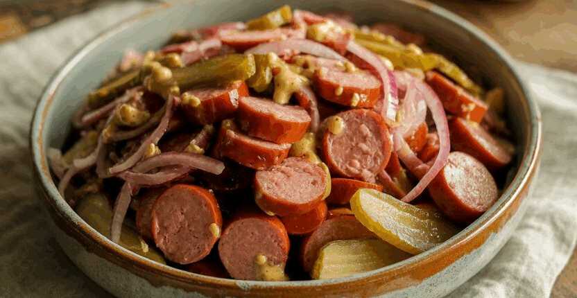 Wurstsalat klassisch süddeutsch