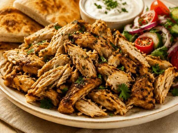 Zauberhaftes Slow Cooker Hähnchen-Shawarma: Mühelose Festmahlzeiten entdecken!