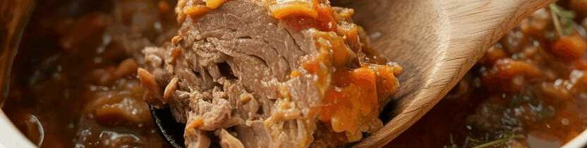 Zergeht im Mund, Italienischer Schmorbraten mit Knoblauch – so sieht es fertig aus
