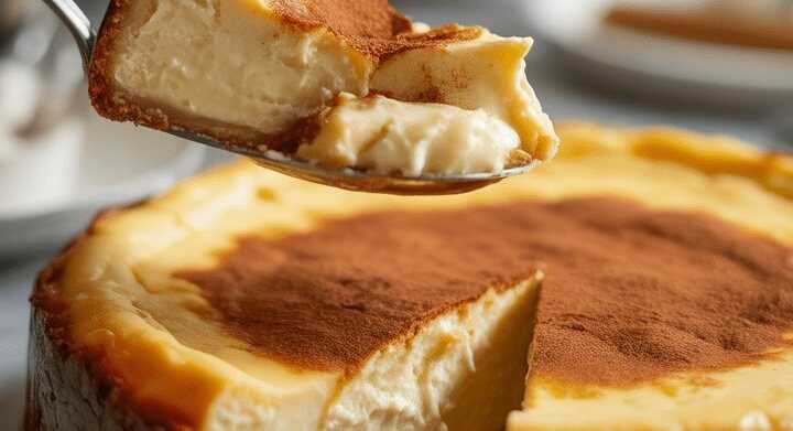 Zimt Käsekuchen mit 250g Quark, ein sehr altes Rezept von Oma