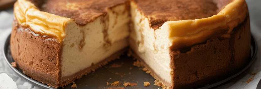 Zimt Käsekuchen mit 400 g Frischkäse, altes Rezept von Oma! – so sieht es fertig aus