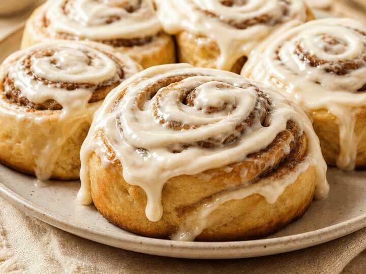 Zimtrollen mit verführerischem Frischkäse-Frosting