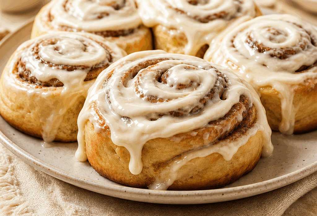 Zimtrollen mit verführerischem Frischkäse-Frosting