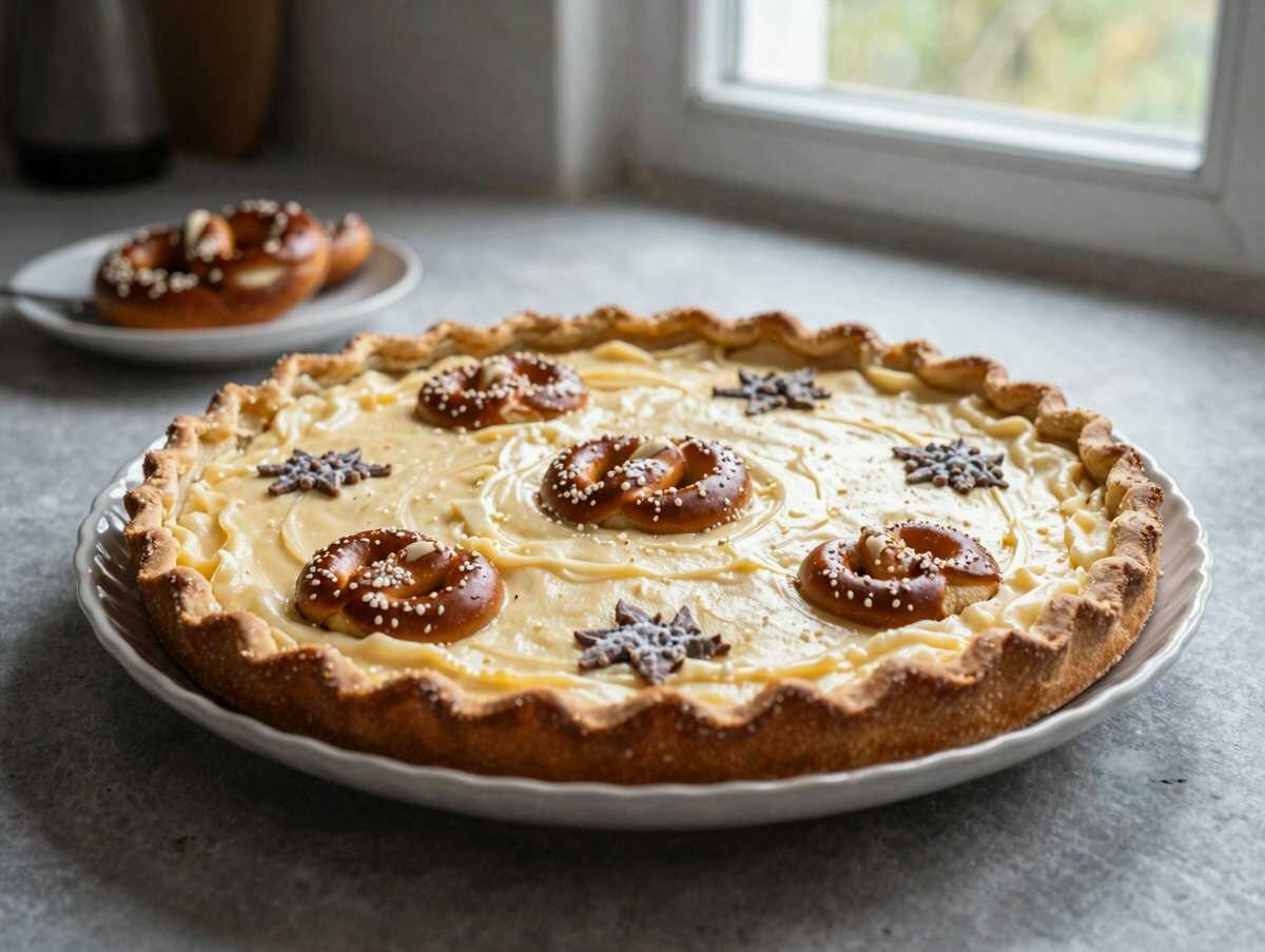 Zimtschnecken Käsekuchen mit 750 g frischkäse in 30 Minuten zubereitet – während der Zubereitung