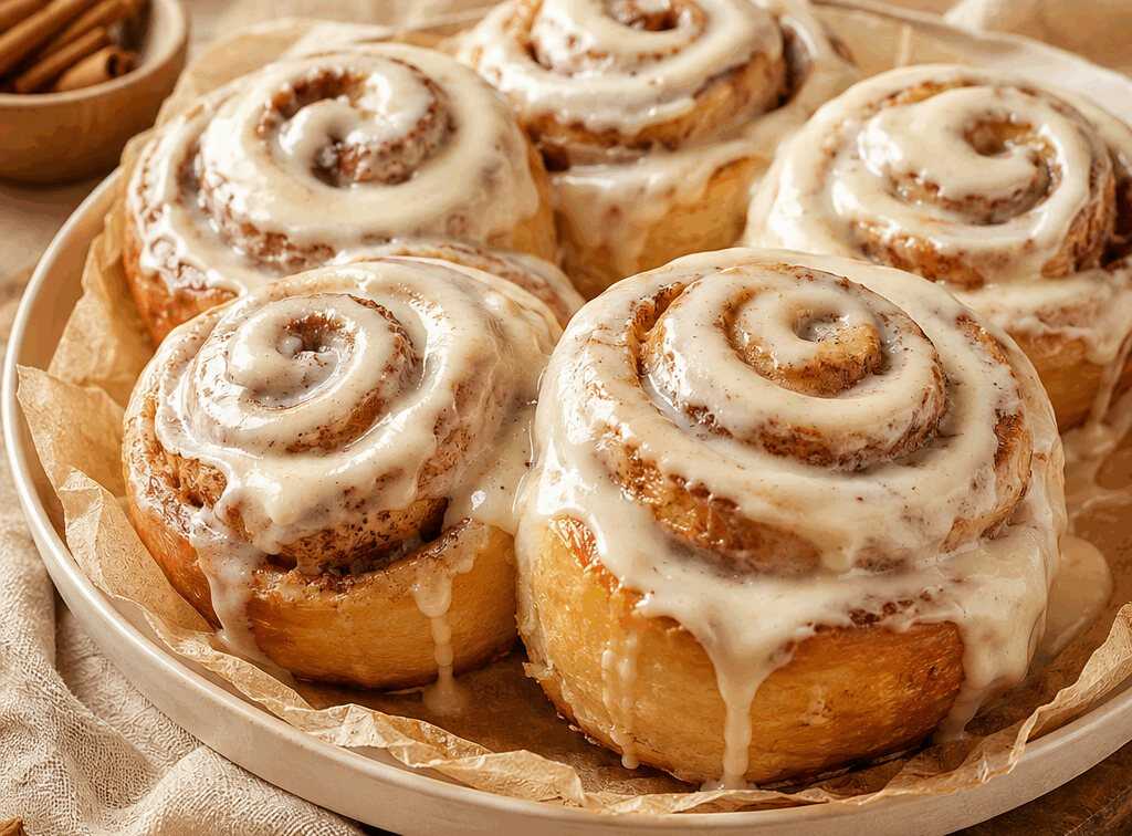 Zimtschnecken mit unwiderstehlichem Frischkäse-Frosting: Ein Genuss, den du nicht verpassen solltest!