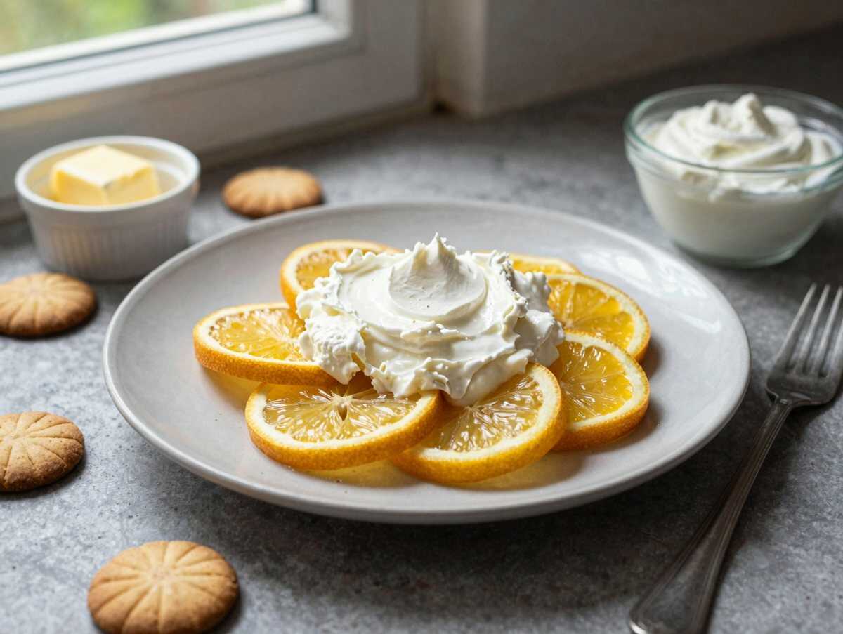 Zitrone Schnitten mit Mascarpone in 20 Minuten fertig – während der Zubereitung