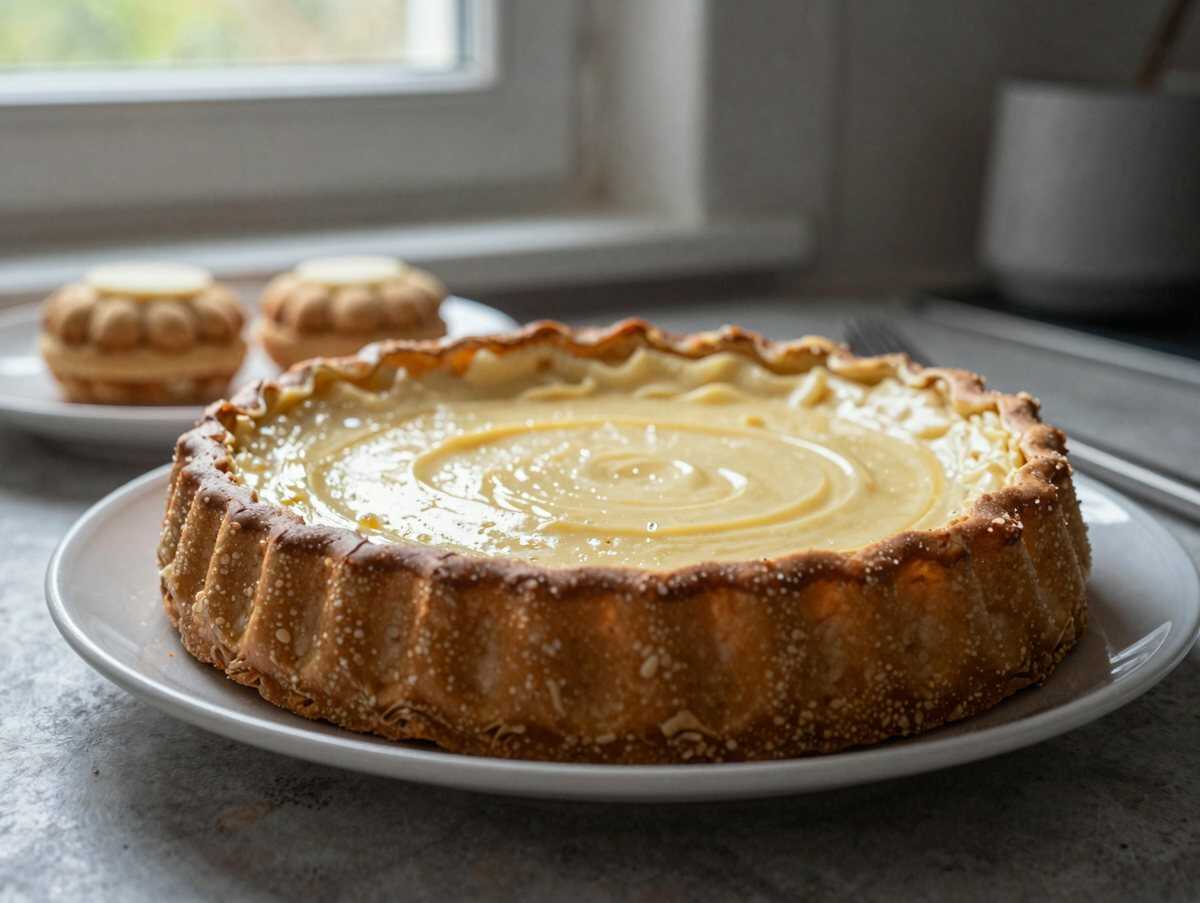 Zitronen Käsekuchen mit 500g Frischkäse ohne Backen – während der Zubereitung