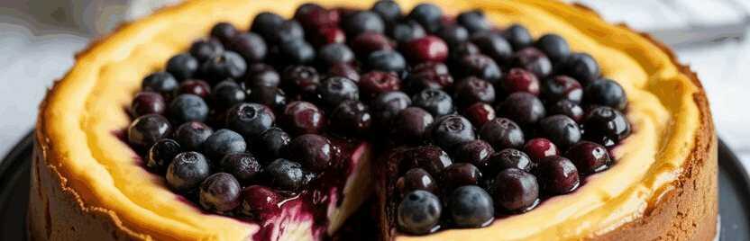 Zitronen Käsekuchen mit Heidelbeeren, Sie brauchen 300g Kekse