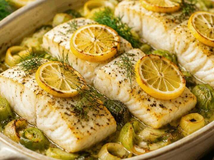 Zitronen-Dill-Kabeljau aus dem Ofen: Abendessen in nur 30 Minuten auf Gourmet-Niveau!
