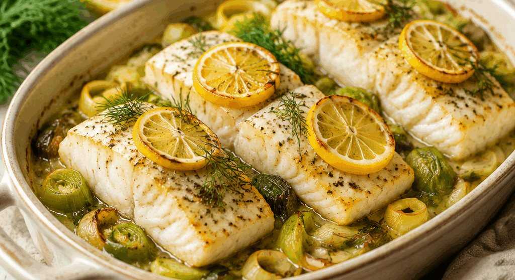 Zitronen-Dill-Kabeljau aus dem Ofen: Abendessen in nur 30 Minuten auf Gourmet-Niveau!
