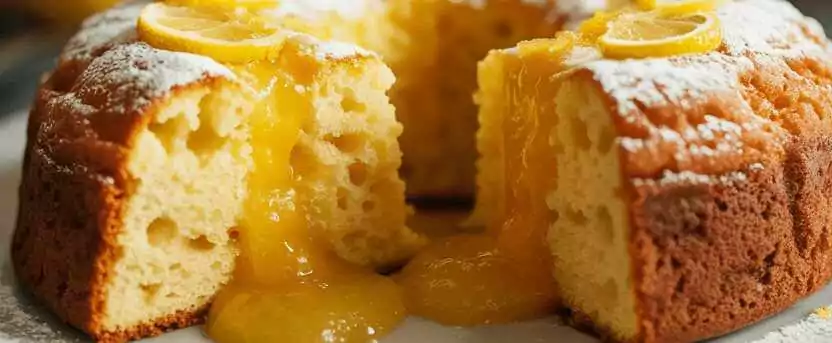 Zitronenküchlein aus der Heißluftfritteuse – so sieht es fertig aus