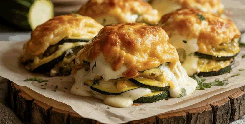 Zucchini-Puffer aus der Heißluftfritteuse – so sieht es fertig aus