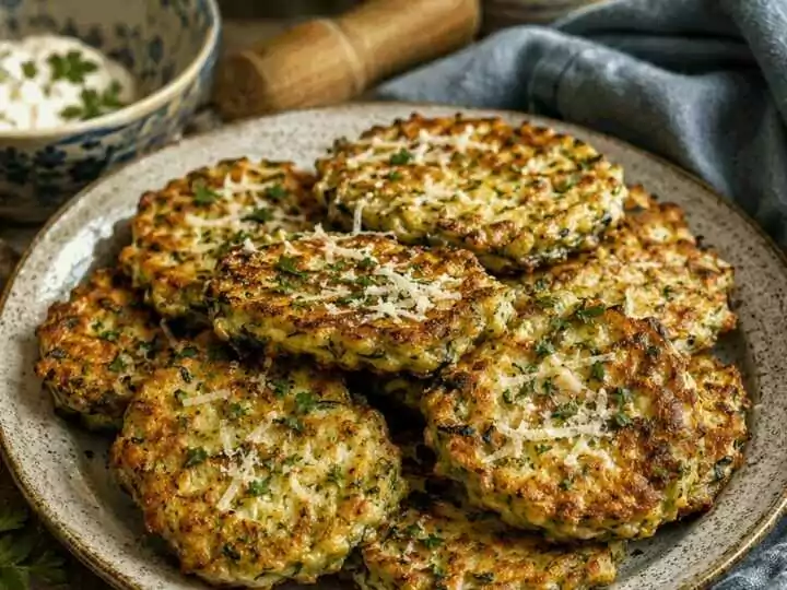 Zucchini-Puffer ohne Frittieren aus dem Airfryer – das schnelle Abendessen für stressige Tage