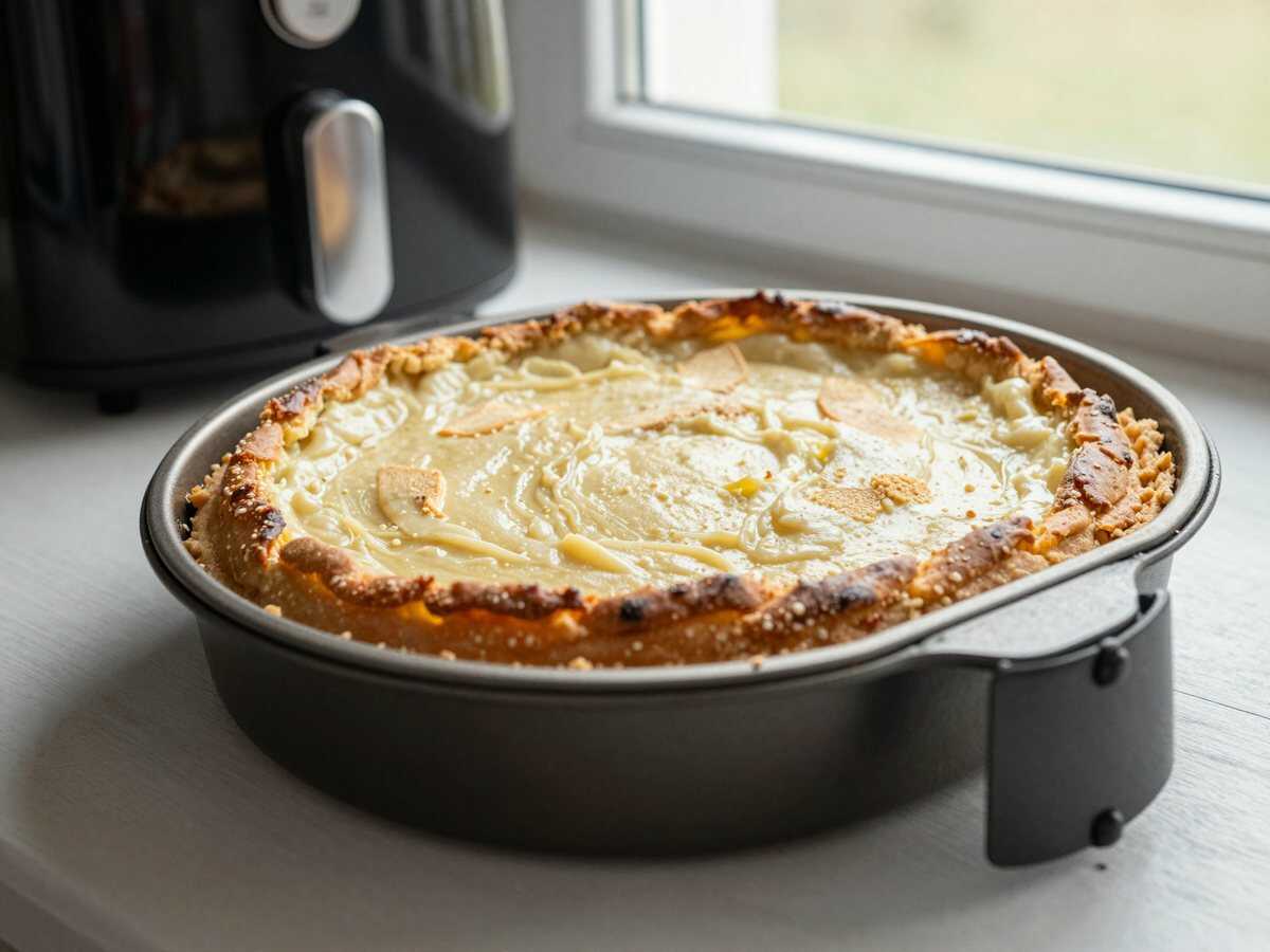 Zwetschgenkuchen-Ecken aus dem Airfryer, wie bei Oma, nur schneller – während der Zubereitung