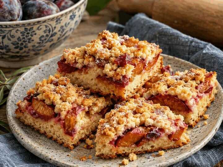 Zwetschgenkuchen-Ecken aus dem Airfryer, wie bei Oma, nur schneller