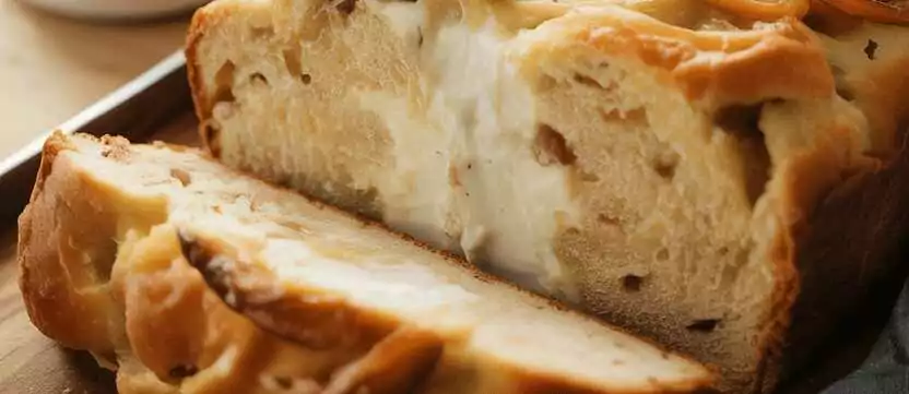 Zwiebelbrot mit 250 g Magerquark ohne Hefe
