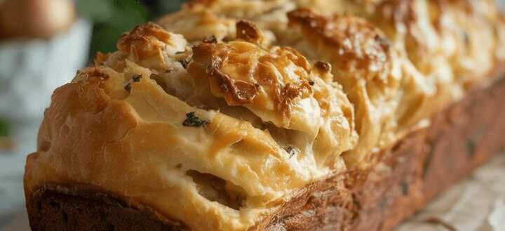 Zwiebelbrot ohne Hefe mit 250 g Magerquark in 15 Minuten