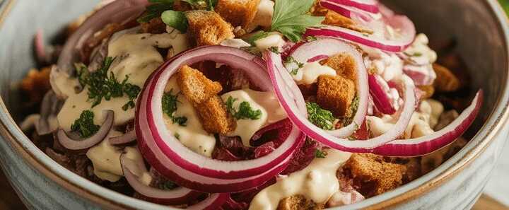 Zwiebelsalat – Der knackige Durstlöscher für Grill & Braten!