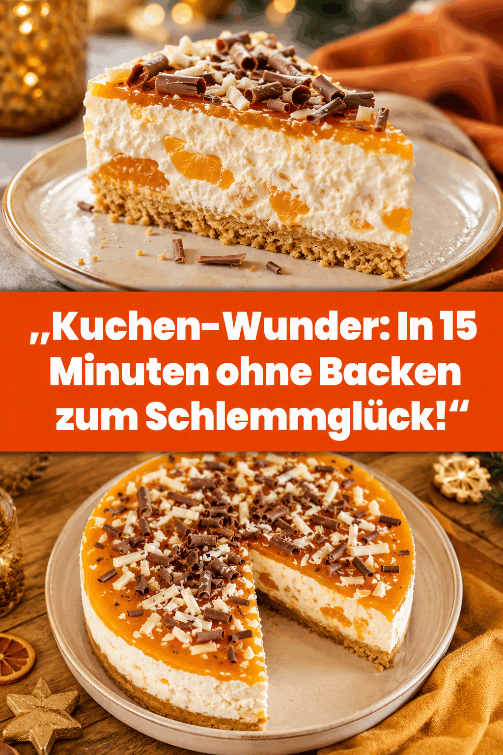 „Kuchen-Wunder: In 15 Minuten ohne Backen zum Schlemmglück!“