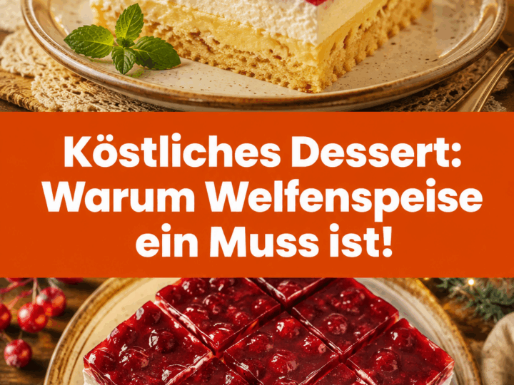 Köstliches Dessert: Warum Welfenspeise ein Muss ist!