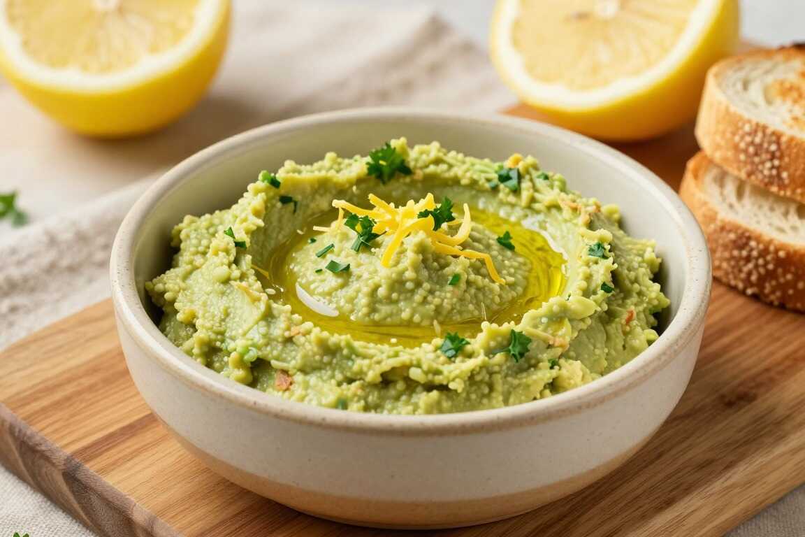 Avocado-Aufstrich mit Zitrone: 300 g, bleibt zwei Tage grün!