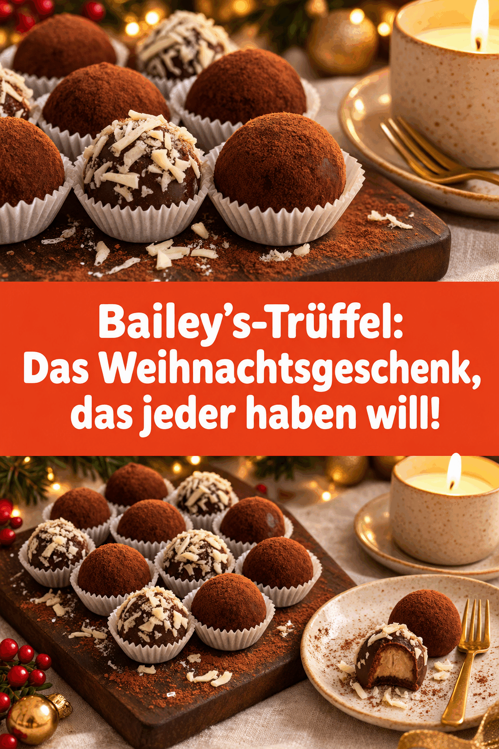 Bailey's-Trüffel: Das Weihnachtsgeschenk, das jeder haben will!