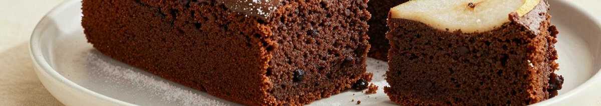 Birnen-Schoko-Kuchen: Der Herbstkuchen mit 3 Birnen und 200 g Schokolade!