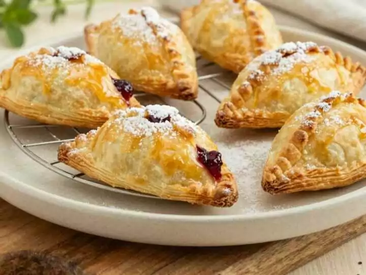Blätterteig-Taschen aus der Heißluftfritteuse: Süß gefüllt in 12 Minuten!