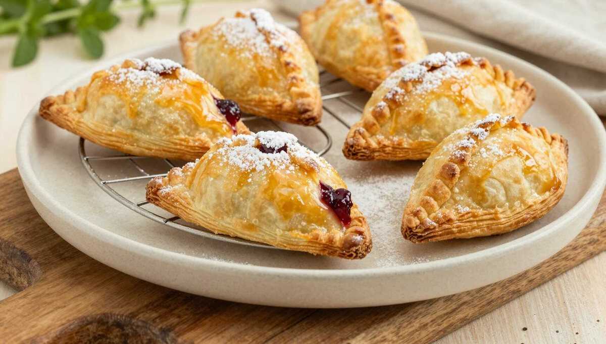 Blätterteig-Taschen aus der Heißluftfritteuse: Süß gefüllt in 12 Minuten!