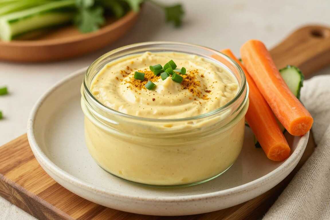 Blumenkohl-Dip mit Curry: 400 g, mild für Kinder!