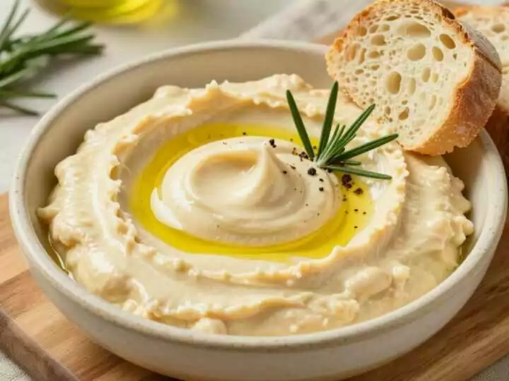 Bohnen-Aufstrich mit Rosmarin: 400 g weiße Bohnen, cremig püriert!