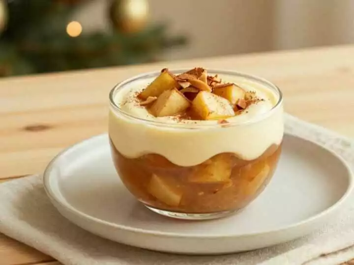Bratapfel-Creme mit 250 g Mascarpone: Der Herbst-Nachtisch in 5 Minuten!