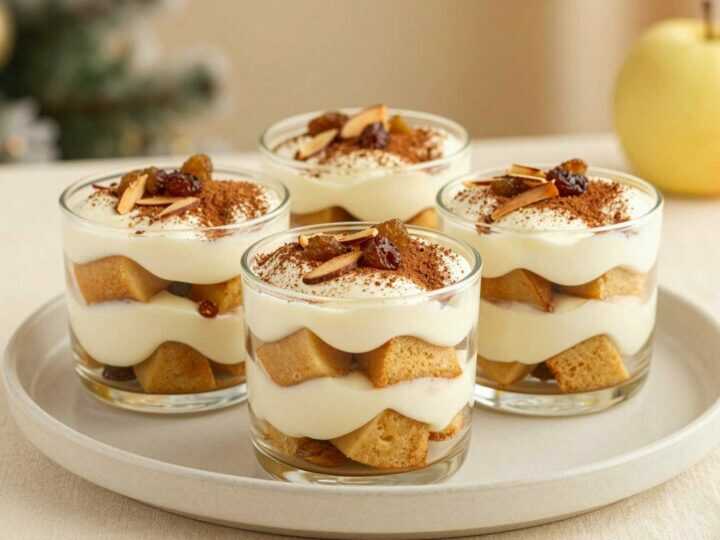 Bratapfel-Tiramisu ohne Ei: Der Herbst-Klassiker in 15 Minuten!