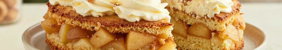 Bratapfel-Torte: Der Weihnachtsklassiker mit Zimtsahne!