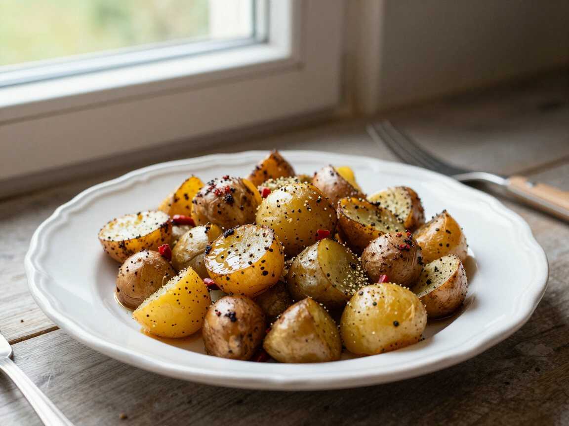 Bratkartoffel-Gewürz selbst gemischt, das Rezept, das gerade auf Pinterest viral geht – während der Zubereitung