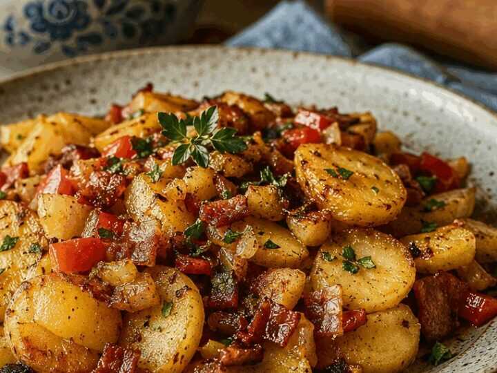 Bratkartoffel-Reste-Pfanne im Airfryer: einmal probiert, immer wieder gemacht