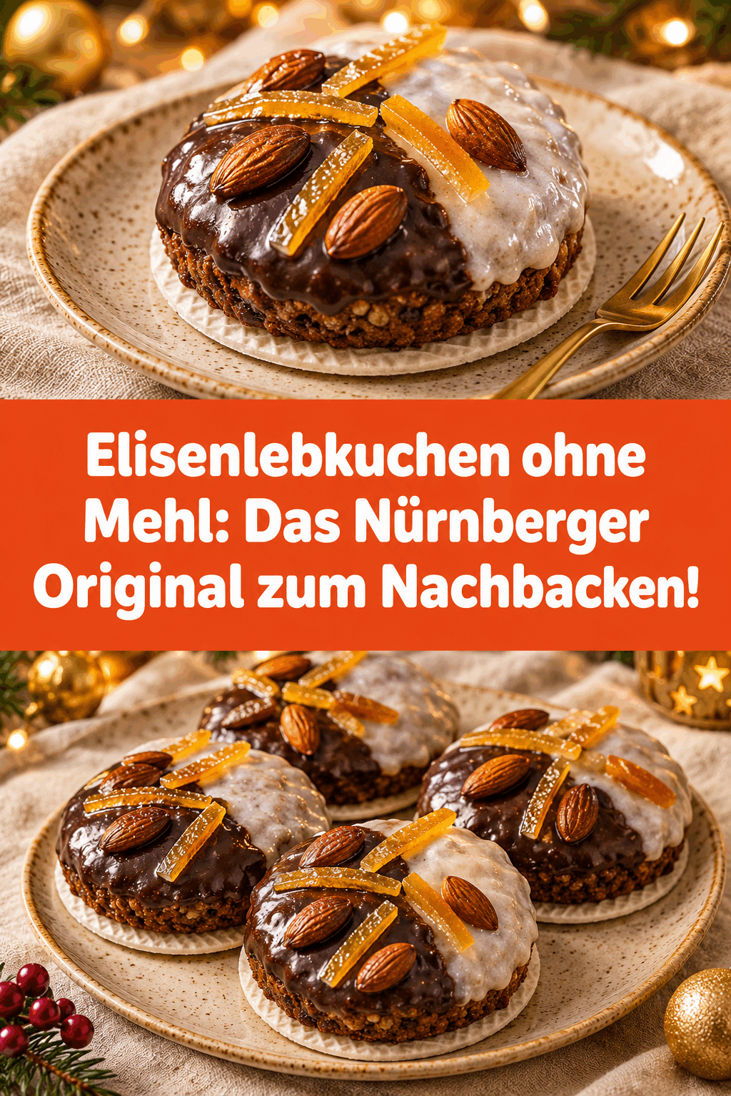 Elisenlebkuchen ohne Mehl: Das Nürnberger Original zum Nachbacken!