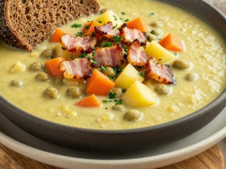 Erbsensuppe mit Speck: Omas Eintopf, der jeden Winter rettet!