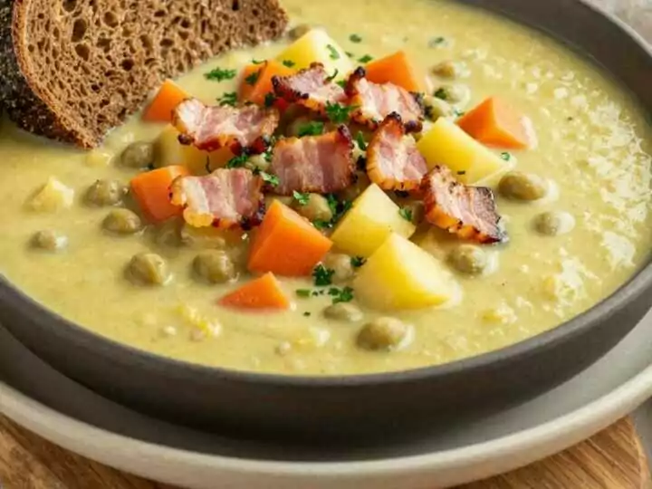 Erbsensuppe mit Speck: Omas Eintopf, der jeden Winter rettet!