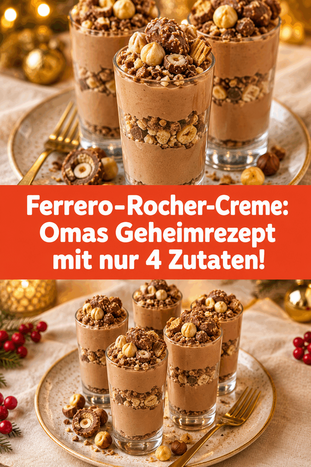 Ferrero-Rocher-Creme: Omas Geheimrezept mit nur 4 Zutaten!