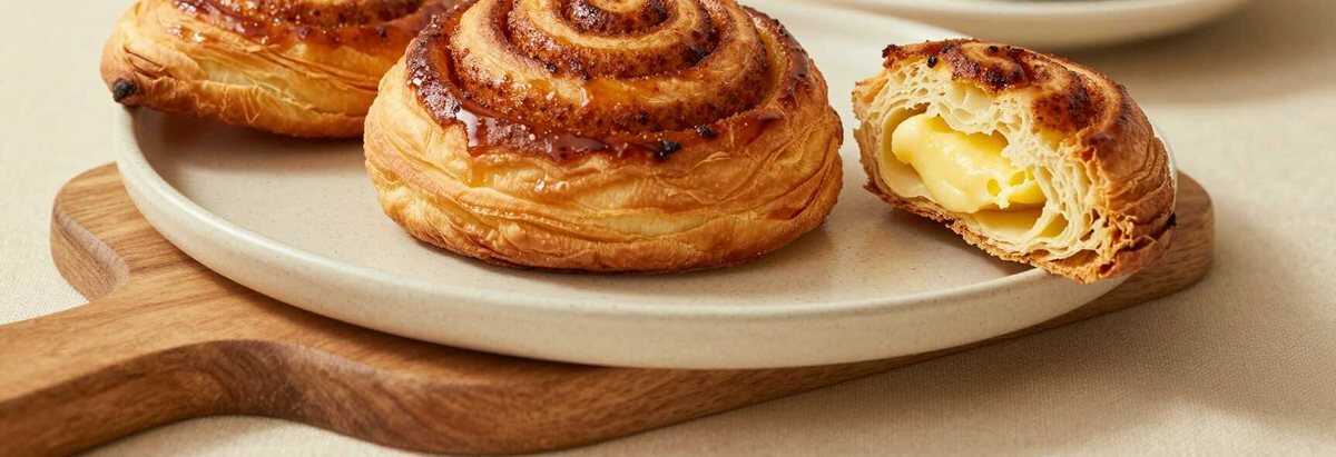 Franzbrötchen wie aus Hamburg: Knusprig, buttrig, zimtig!
