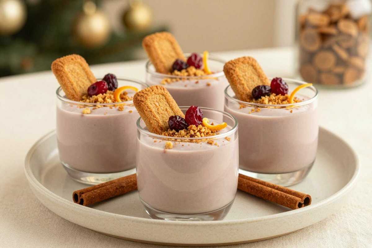 Glühwein-Creme im Glas: Das Adventsdessert in 10 Minuten!