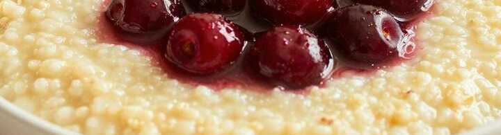 Grießbrei mit Kirschen: Omas Rezept, das in 10 Minuten glücklich macht!