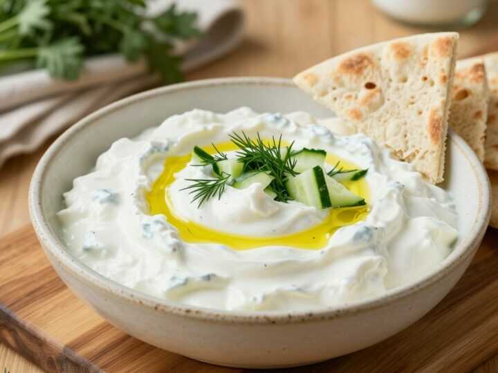 Gurken-Joghurt-Dip mit Knoblauch: 400 g, griechische Art!