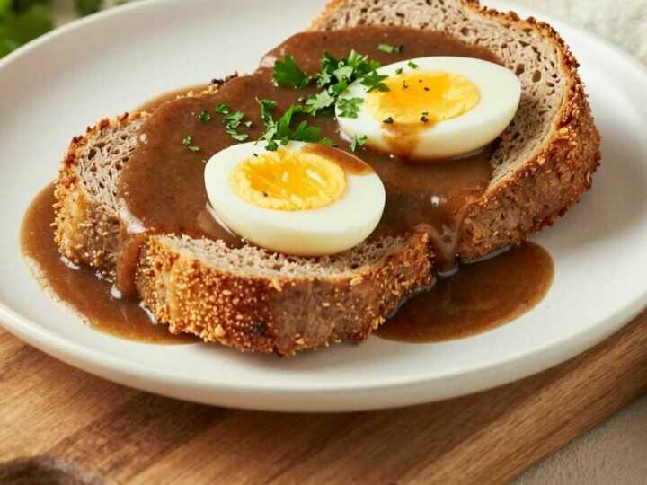 Hackbraten mit Ei: Omas Klassiker, saftig und in 1 Stunde fertig!