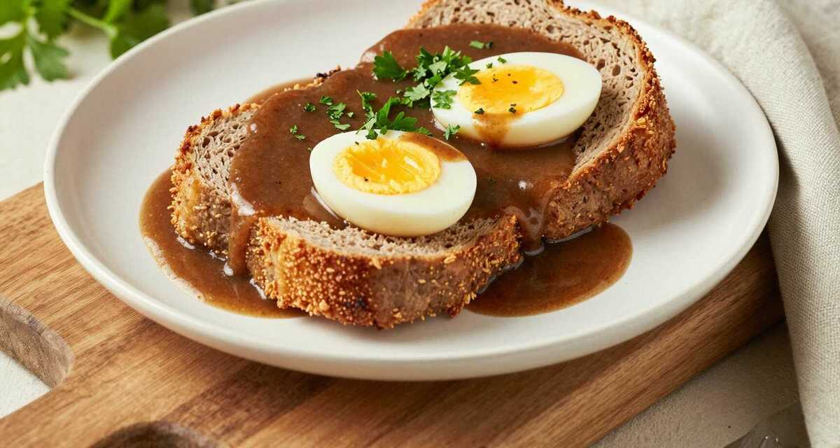 Hackbraten mit Ei: Omas Klassiker, saftig und in 1 Stunde fertig!