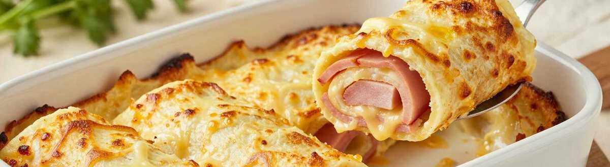 Herzhafter Pfannkuchen-Auflauf: Mit Schinken und Käse, in 30 Minuten!