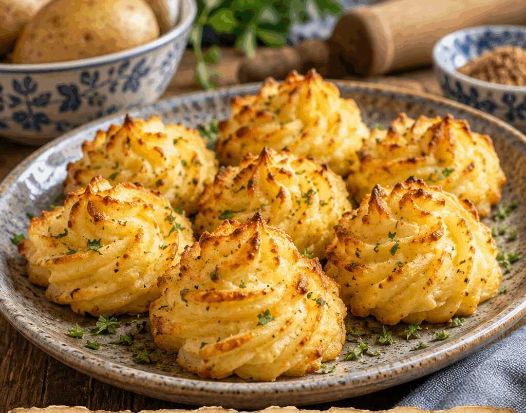 Herzoginkartoffeln wie vom Festessen, einmal probiert, immer wieder gemacht