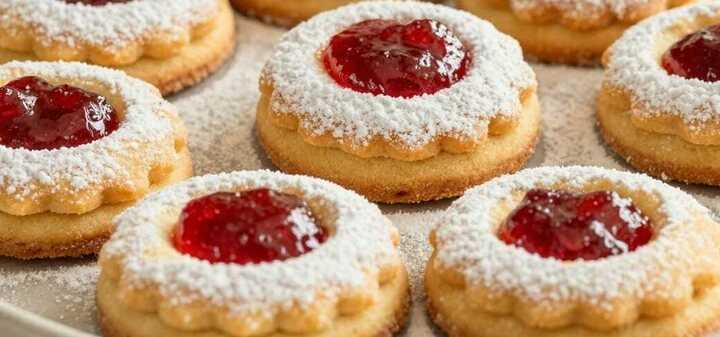 Husarenkrapfen: Die Marmeladen-Plätzchen aus Omas Backbuch!