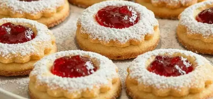 Husarenkrapfen: Die Marmeladen-Plätzchen aus Omas Backbuch!